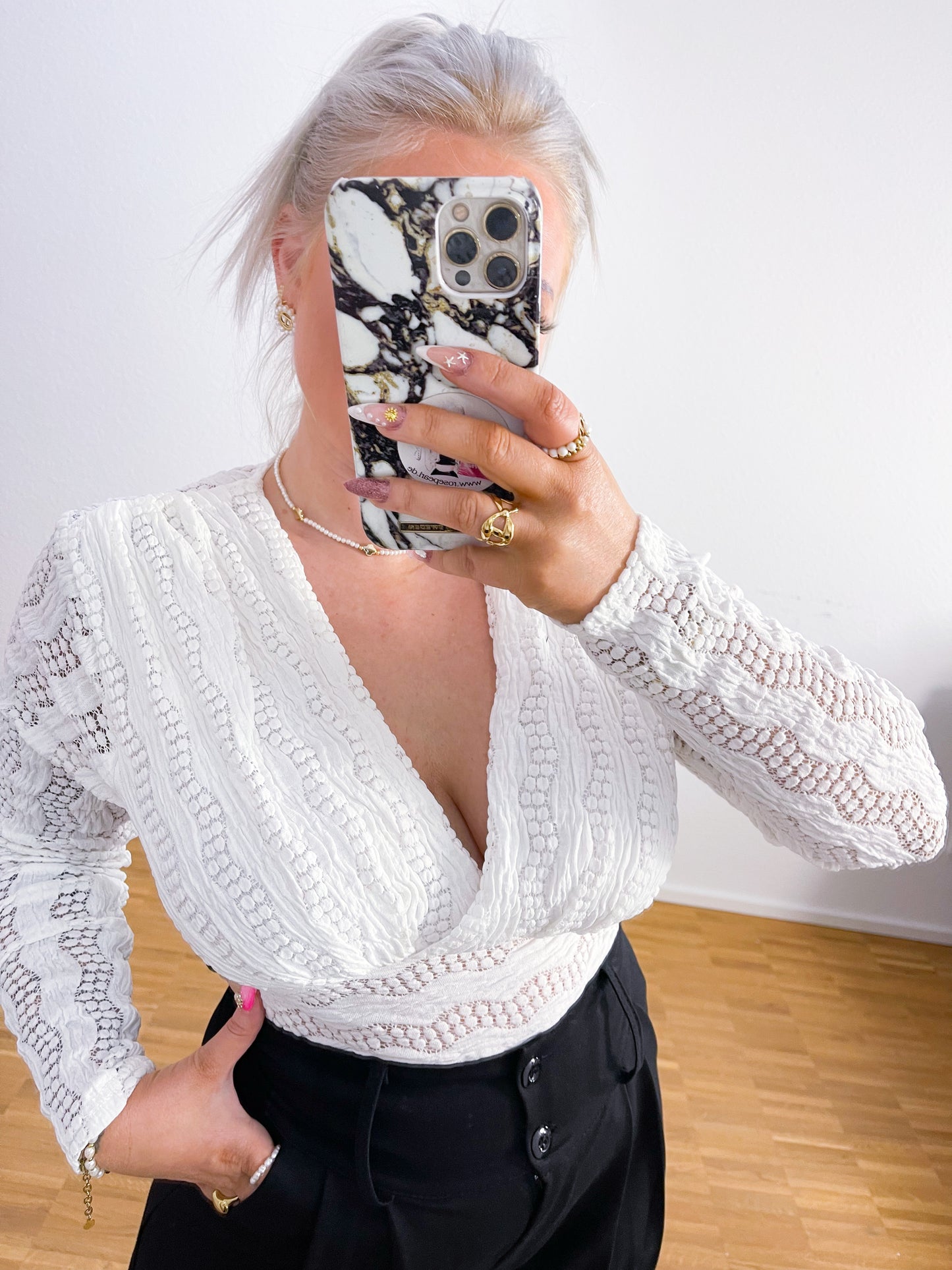 Top Spitze 2 Farben