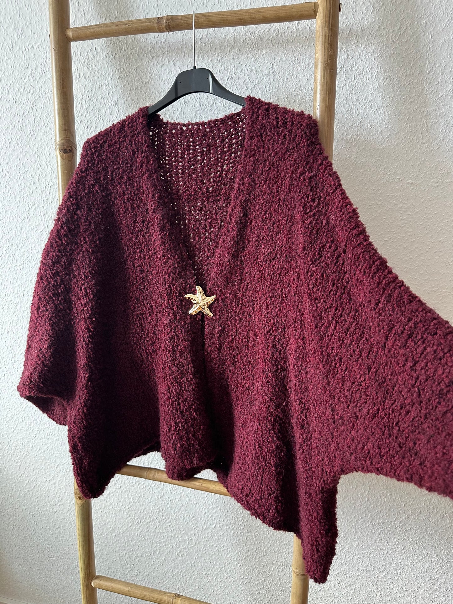 Strickjacke Teddy Seestern 5 Farben