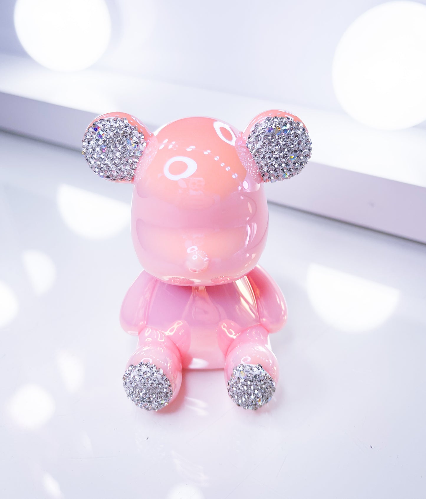 Teddy- Metallic Einzelstück Deko 7cm