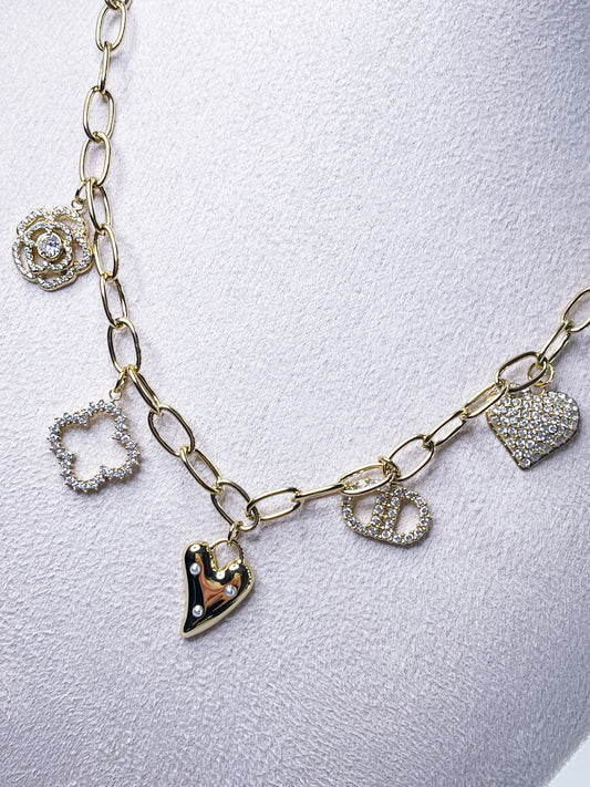 Halskette DD Rose S.Steel