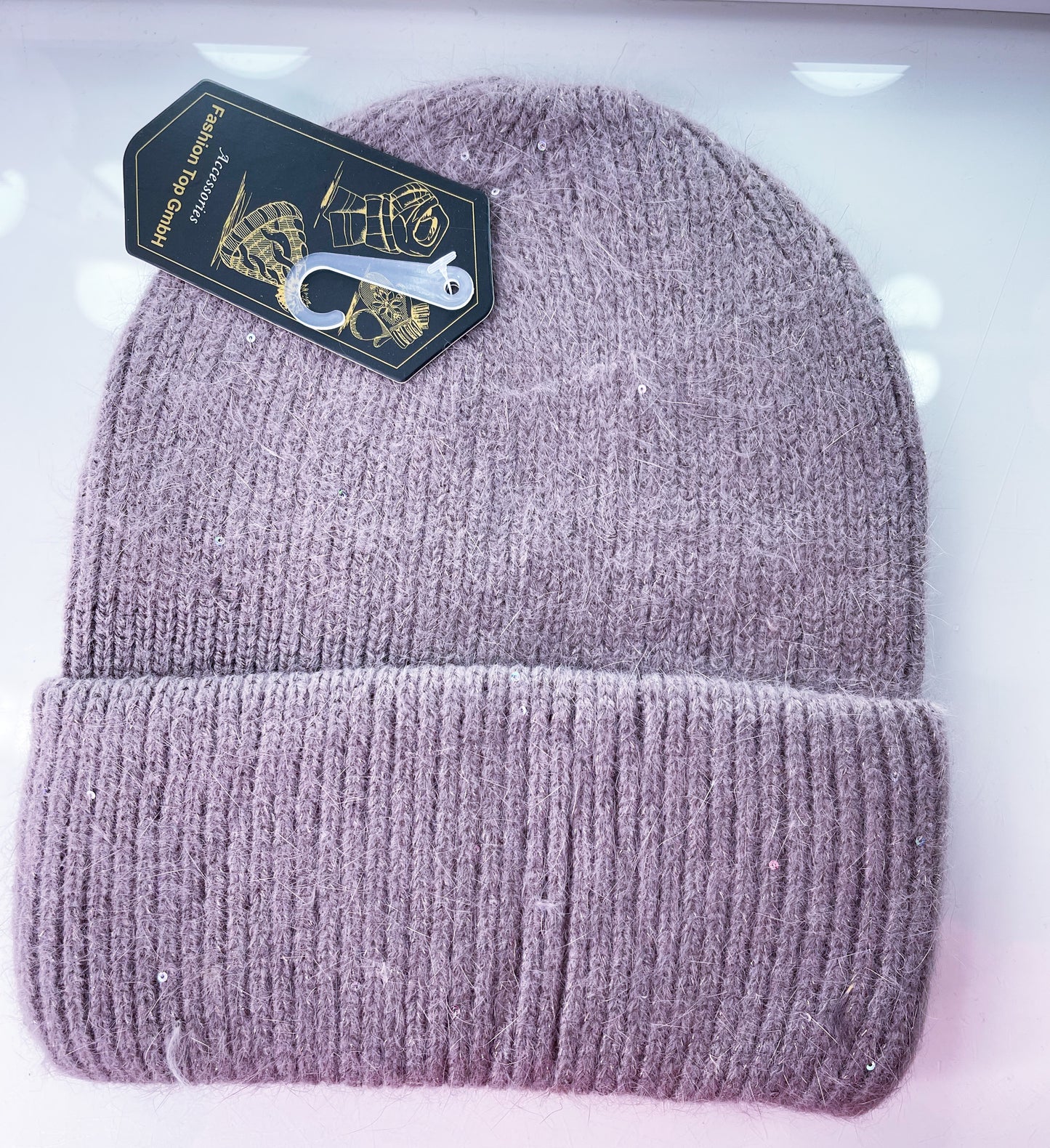 Mütze Kaninchen Luxus 70% Angora