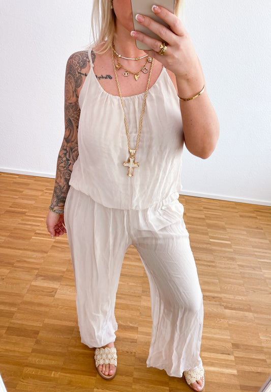 Overall Boho Creme