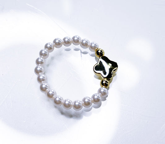 Ring-Kette Glücksklee