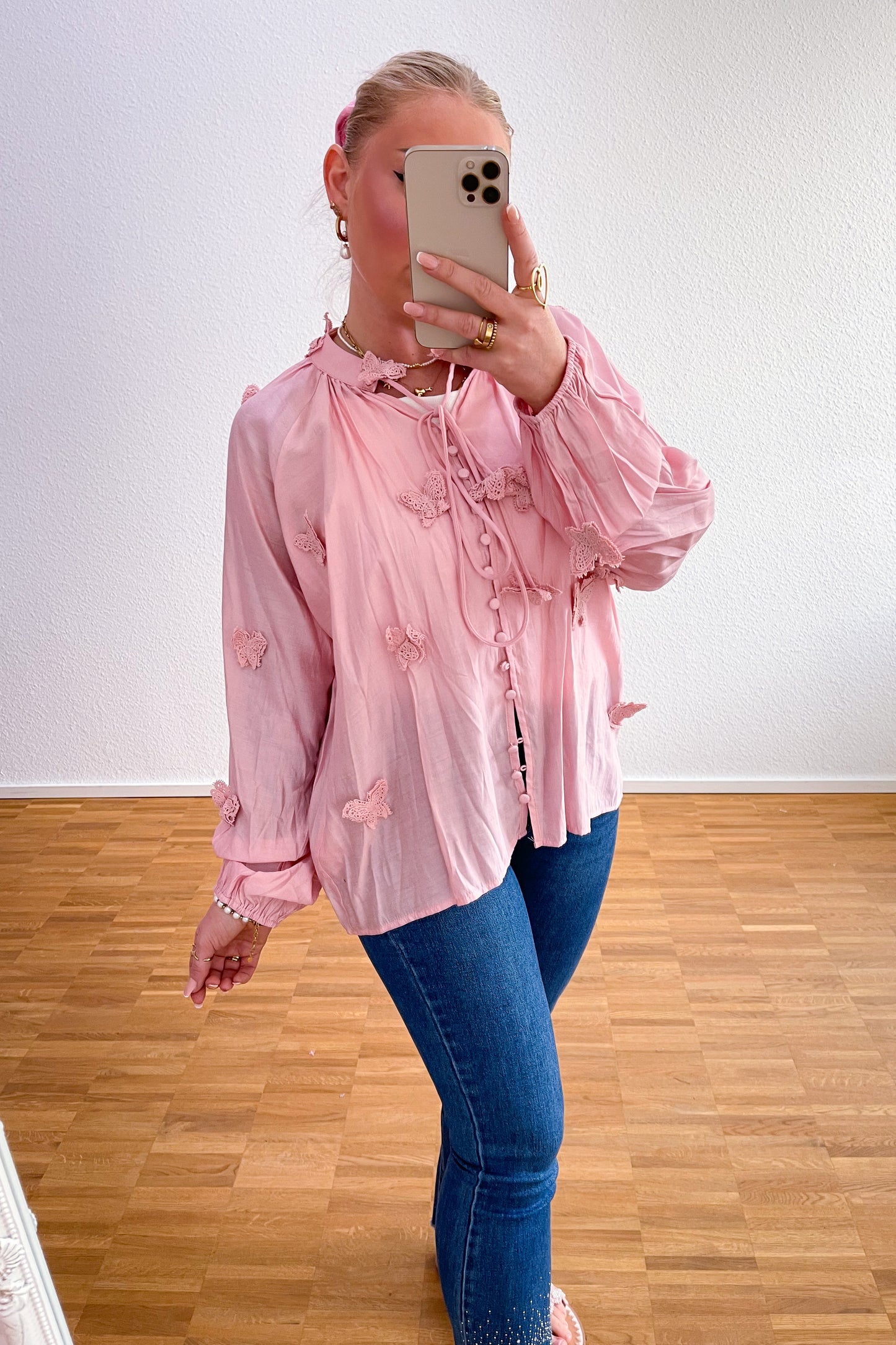 Bluse Schmetterling