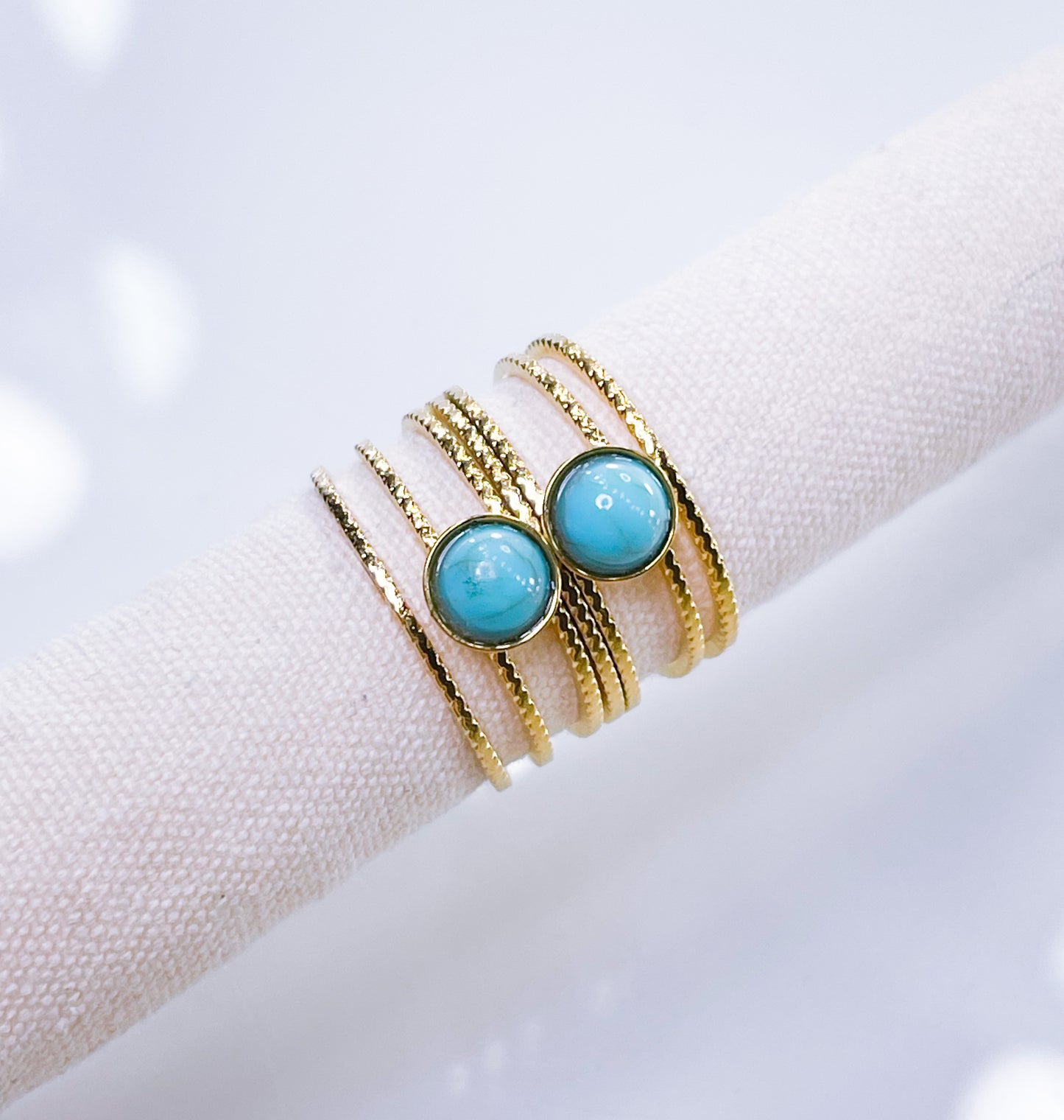 Ring-Boho 12 Farben S.Steel