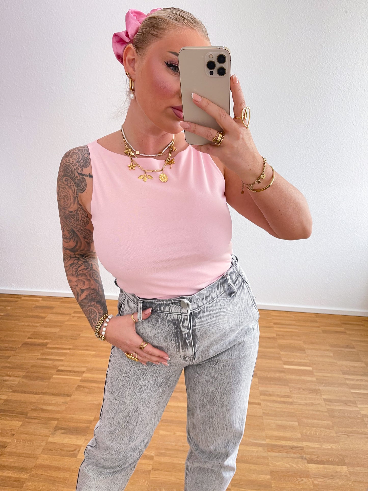 Top Basic Doppellagig 4 Farben