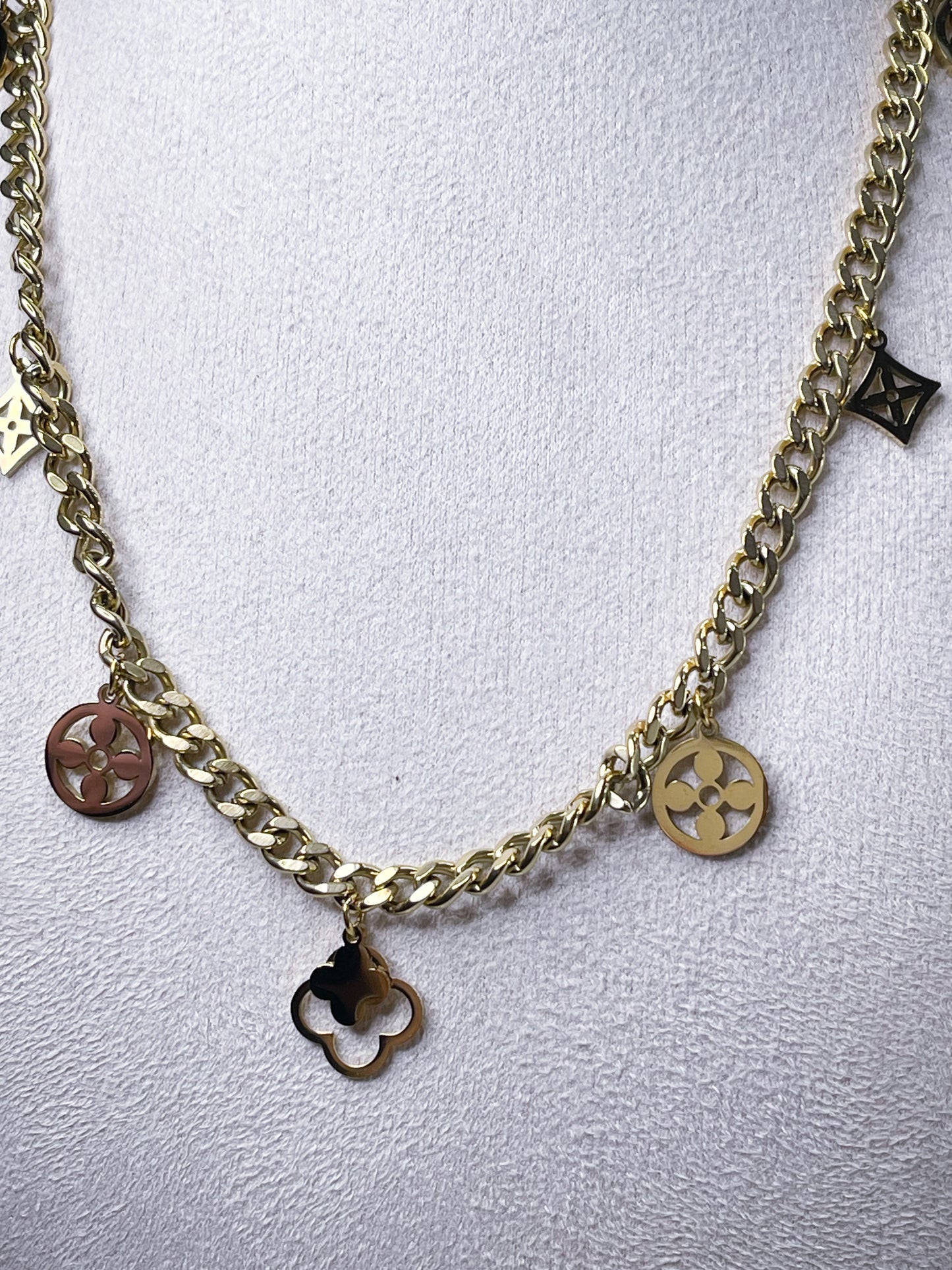 Halskette Loui Gold/Silber S.Steel