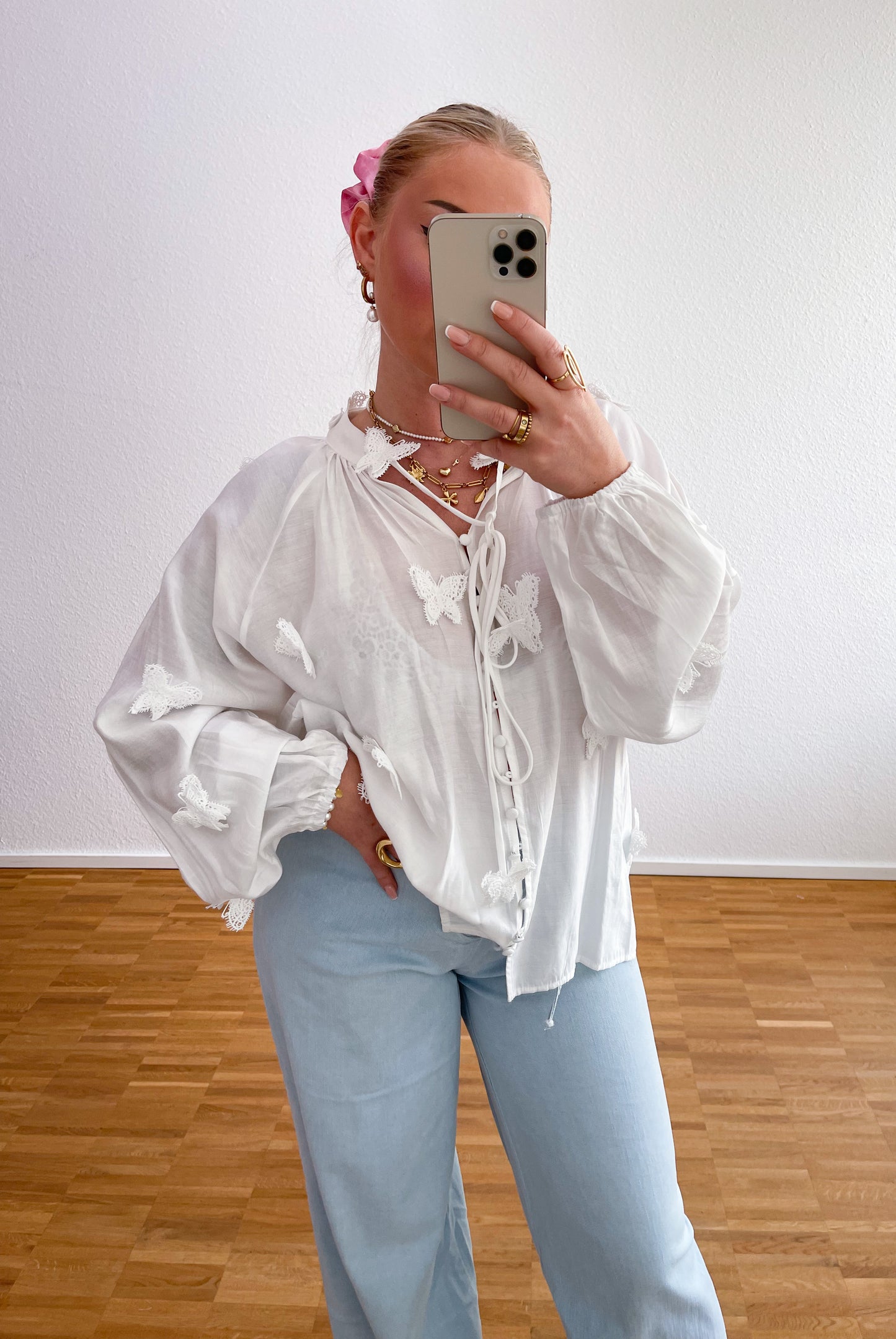 Bluse Schmetterling