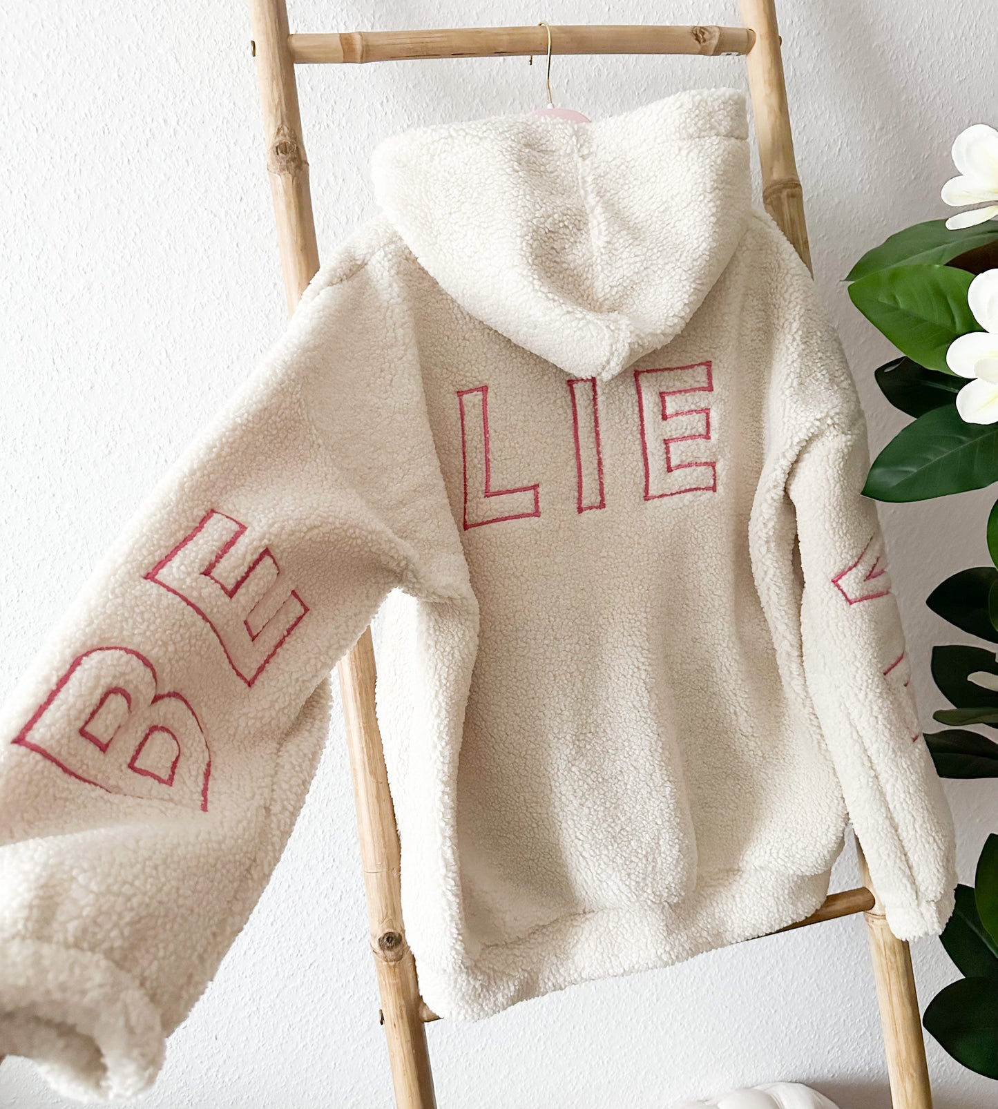 Hoodie Teddy Believe 3 Farben