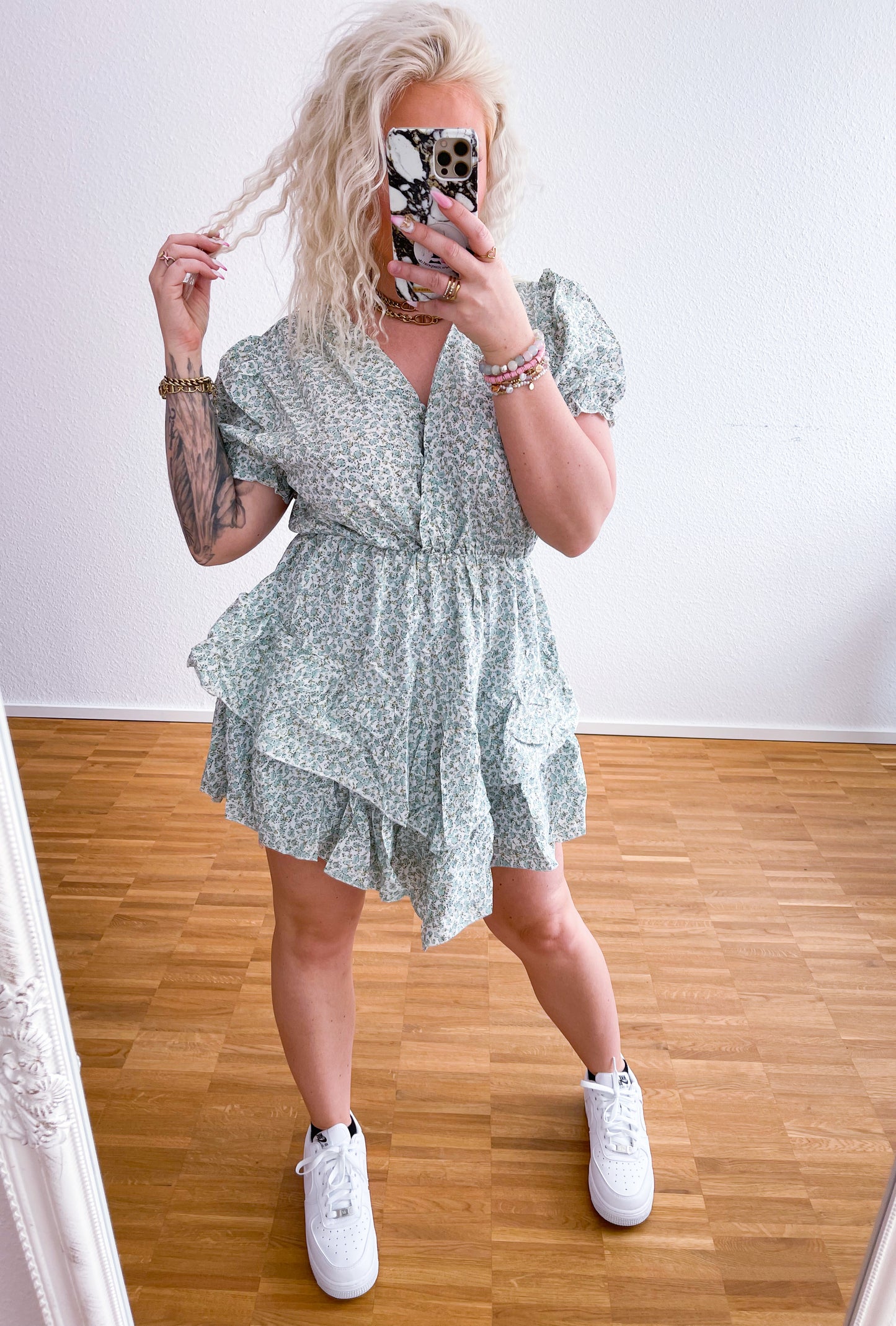Kleid-Blümchen 6 Farben