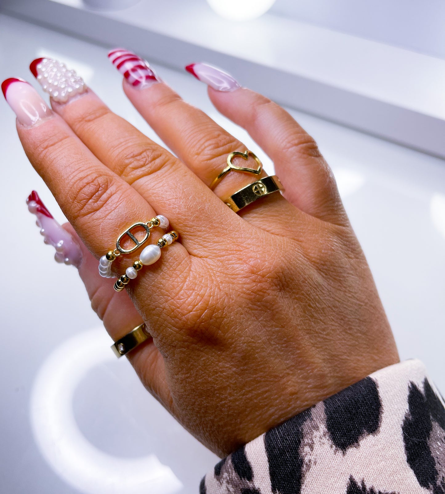 Ring-Kette DD Pearl