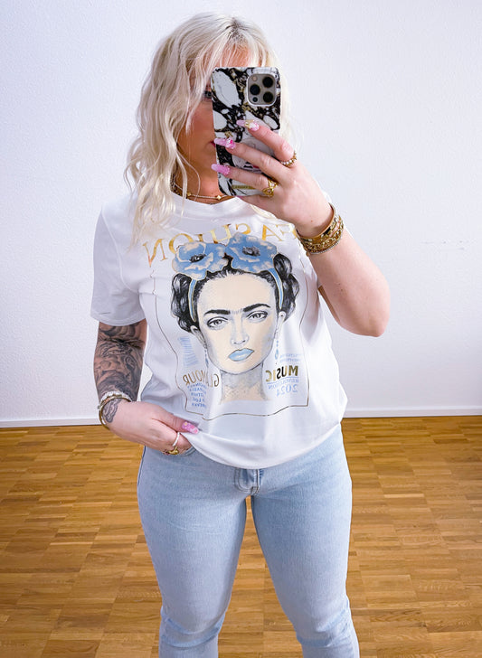 T-Shirt Girl Flower 3 Farben