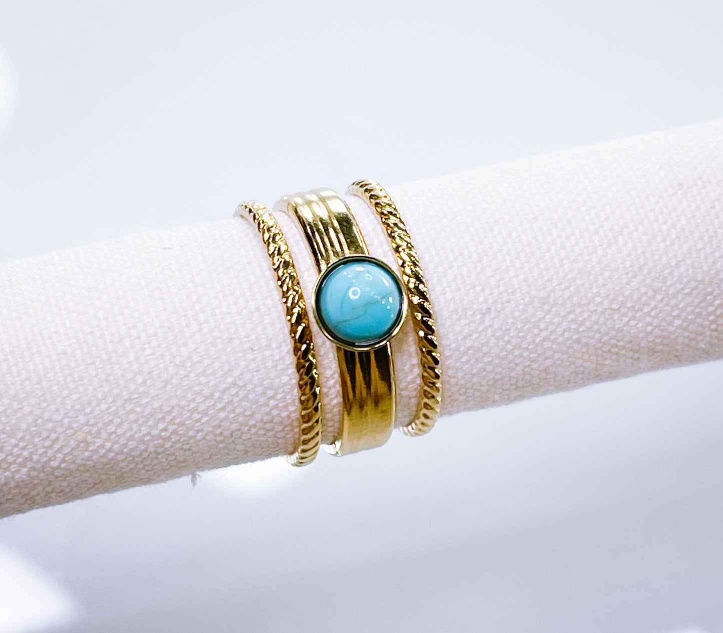 Ring-Boho 12 Farben S.Steel