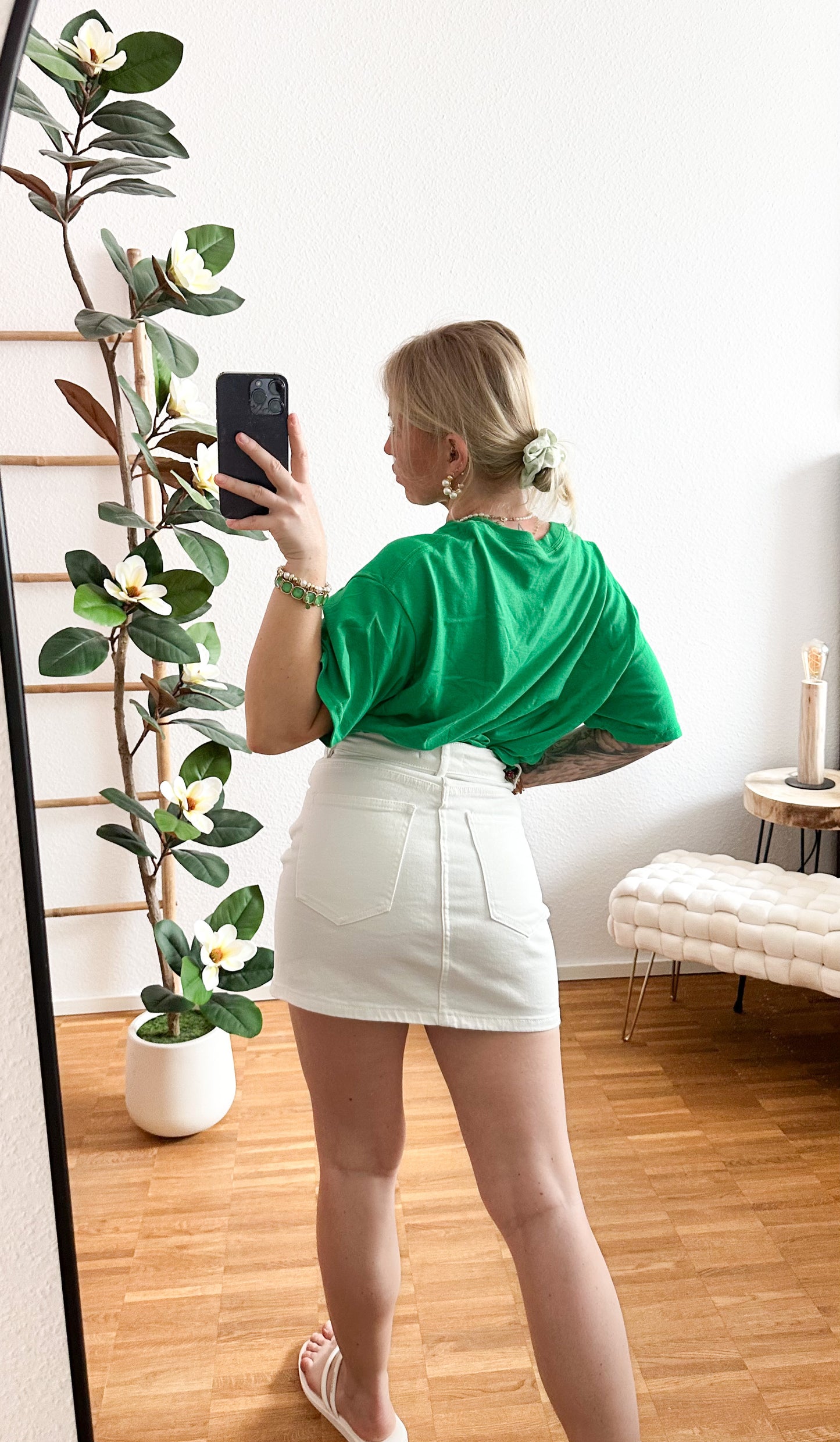 Jeansrock Milk Basic super Stretch