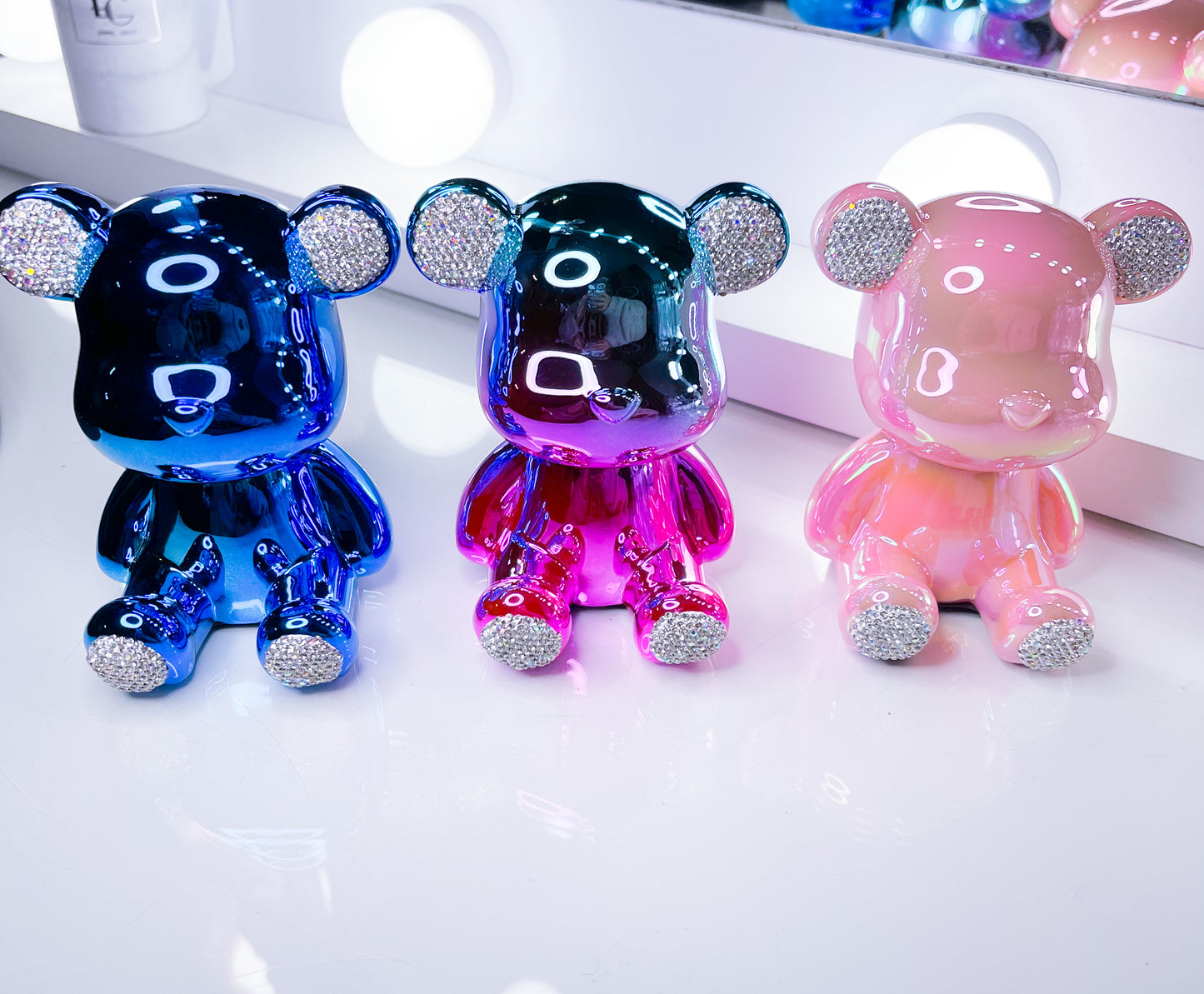 Teddy Metallic Dekorativ 11cm