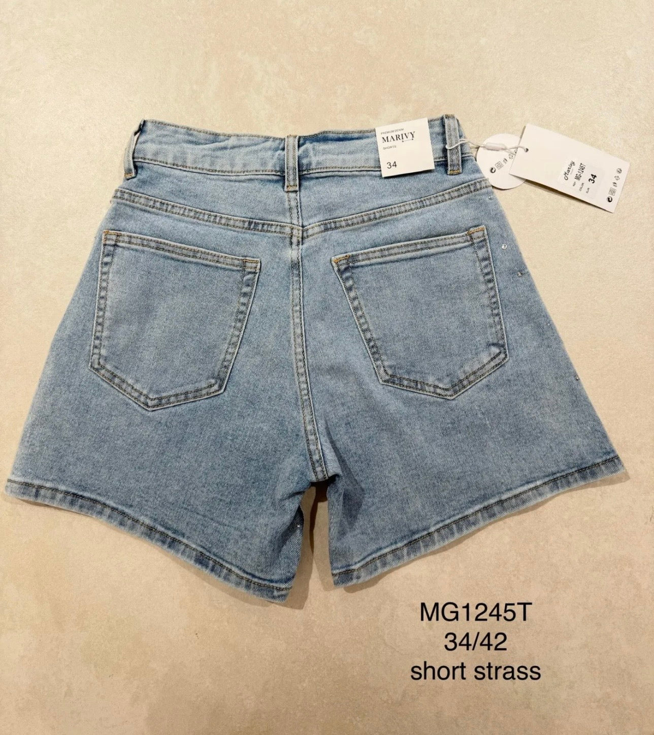 Short Luna Strass