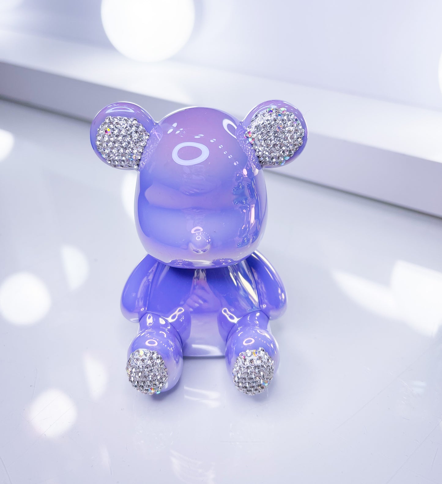 Teddy- Metallic Einzelstück Deko 7cm
