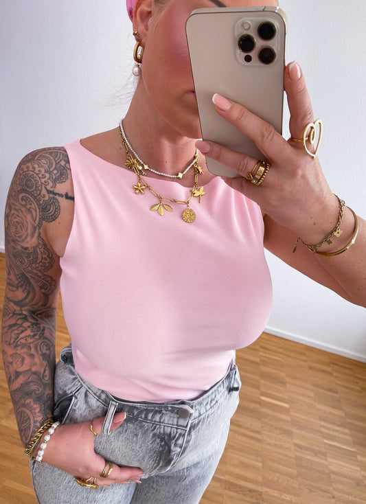 Top Basic Doppellagig 4 Farben