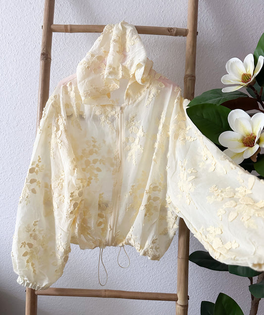 Jacke Spitze 90% Tencel Premium mit Strass in 4 Farben