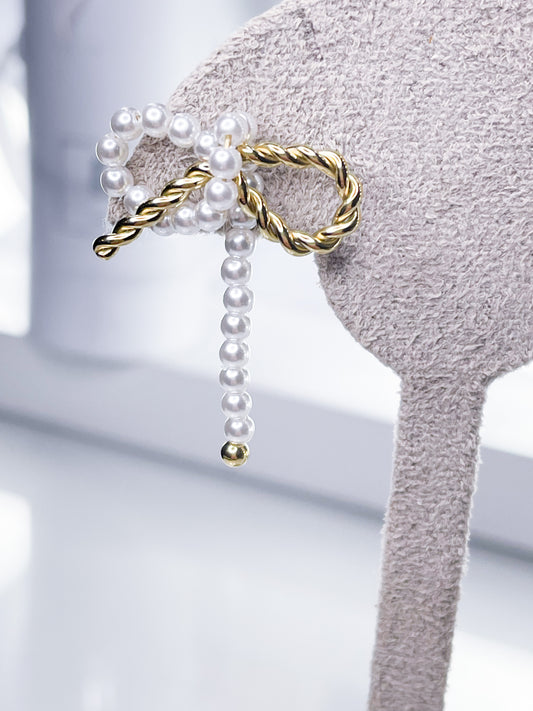 Ohrringe Schleife Pearl