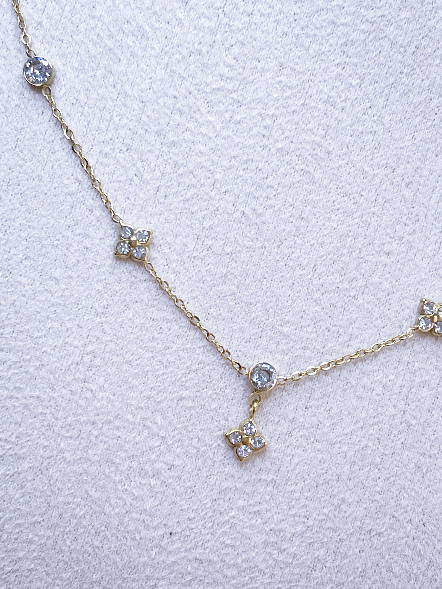 Halskette-Blue 2.0 Gold&Silber