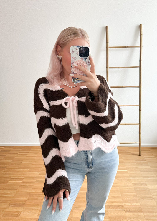 Strickjacke bunt 8 Farben