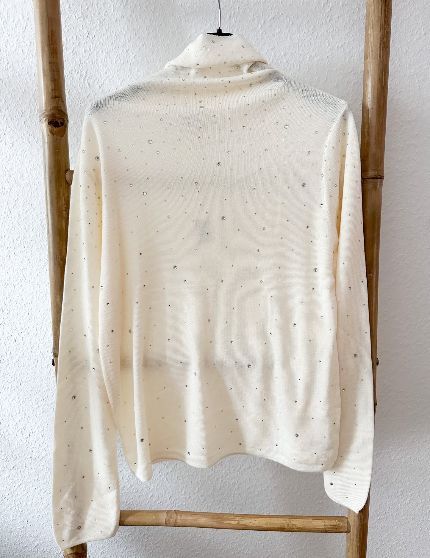 Strickpullover/Feinstrickpullover mit Strass in 3 Farben