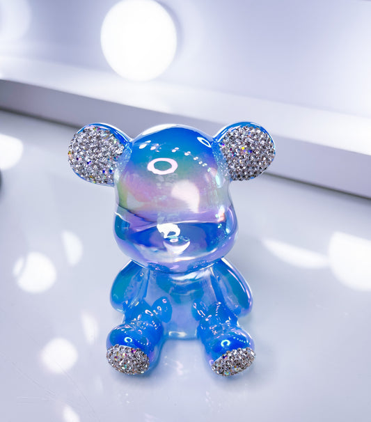 Teddy Glass Dekoration Einzelstück 7cm