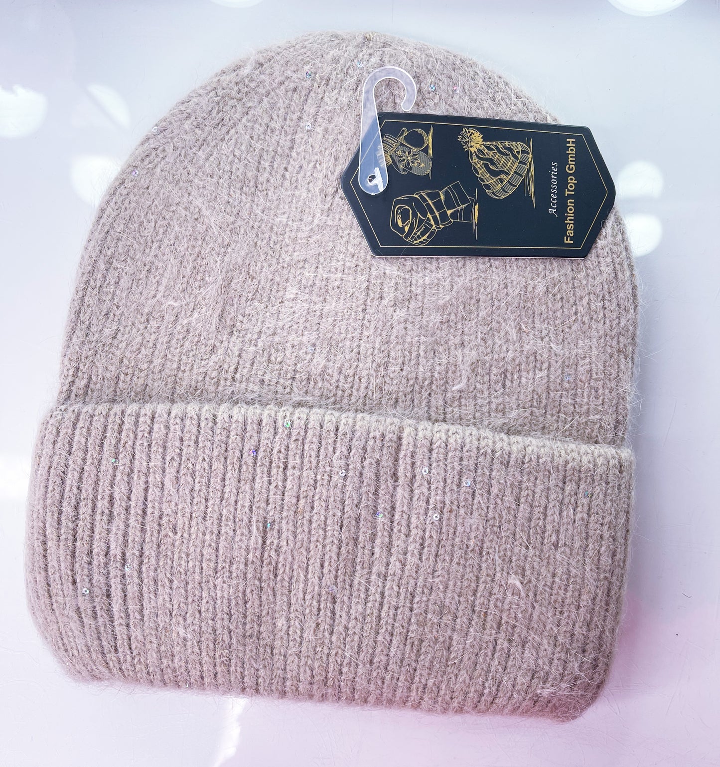 Mütze Kaninchen Luxus 70% Angora