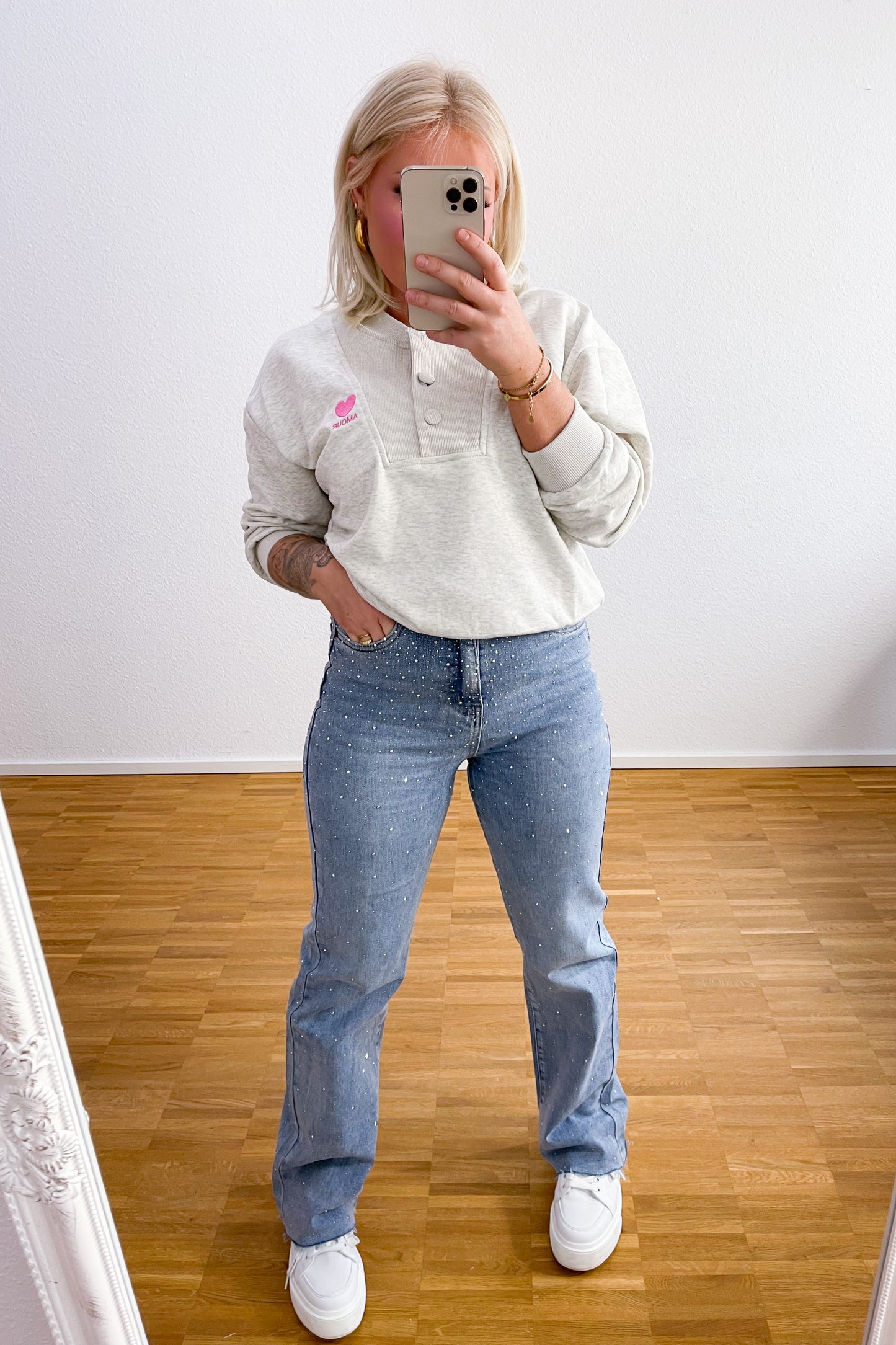 Jeanshose Diamanty Skinny