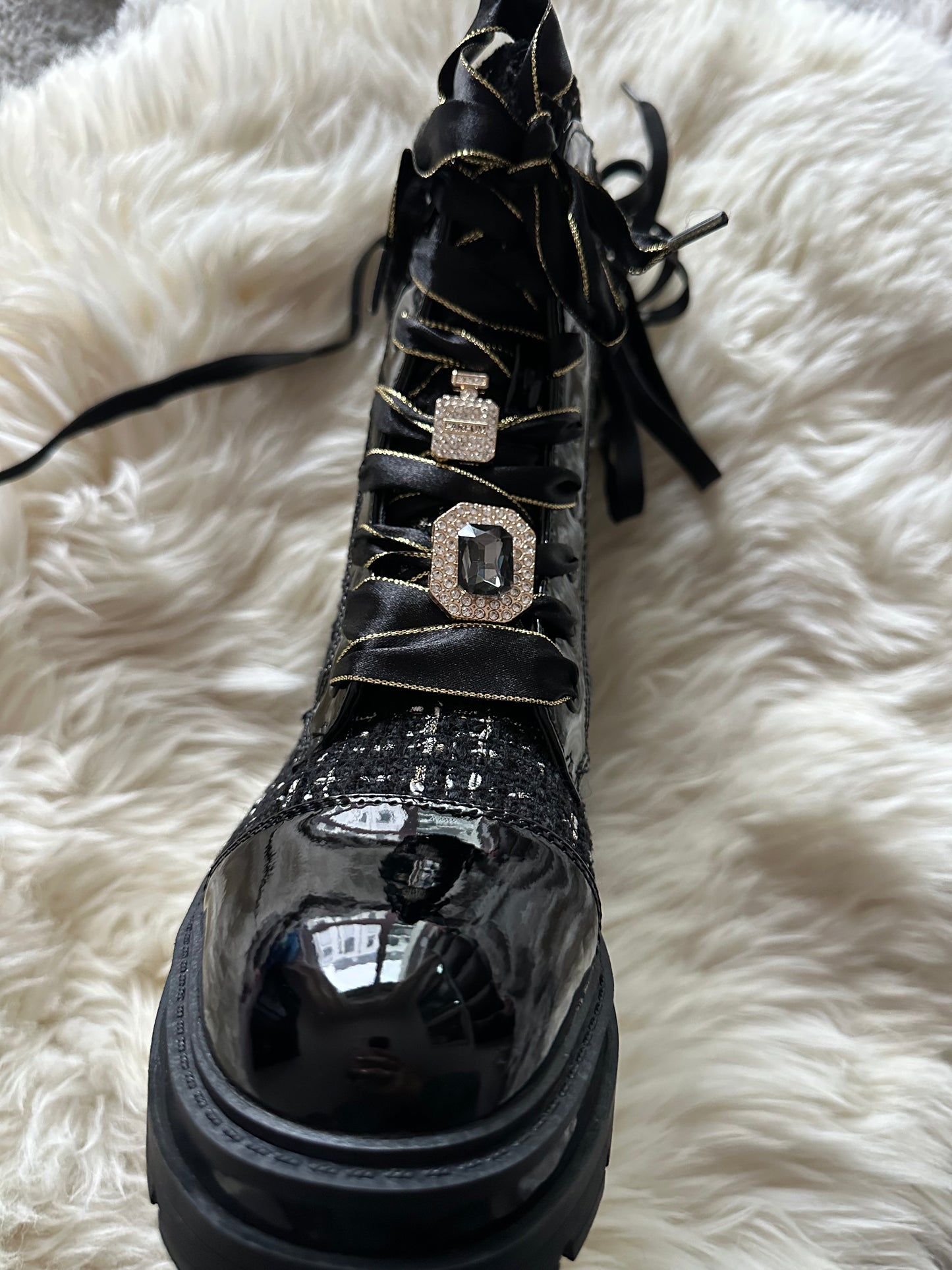 Winter-Boot Bling Rose Luxe