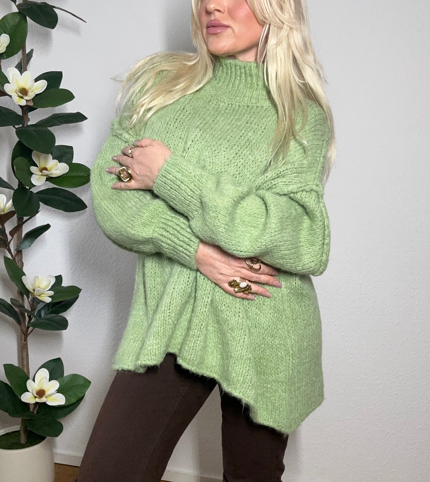Strickpullover Lolita mit Rollkragen super weich 5 Farben