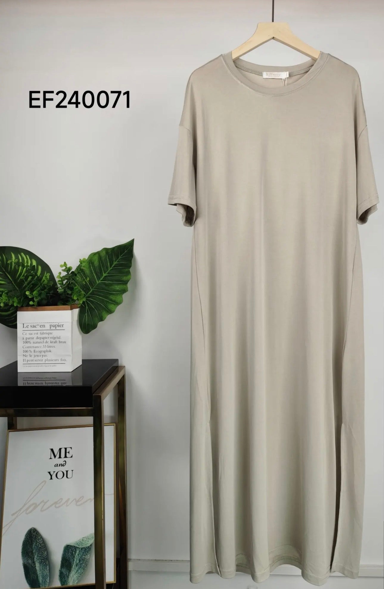 Kleid T-Shirt Polly in zwei Farben