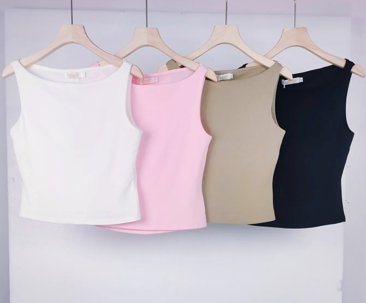 Top Basic Doppellagig 4 Farben