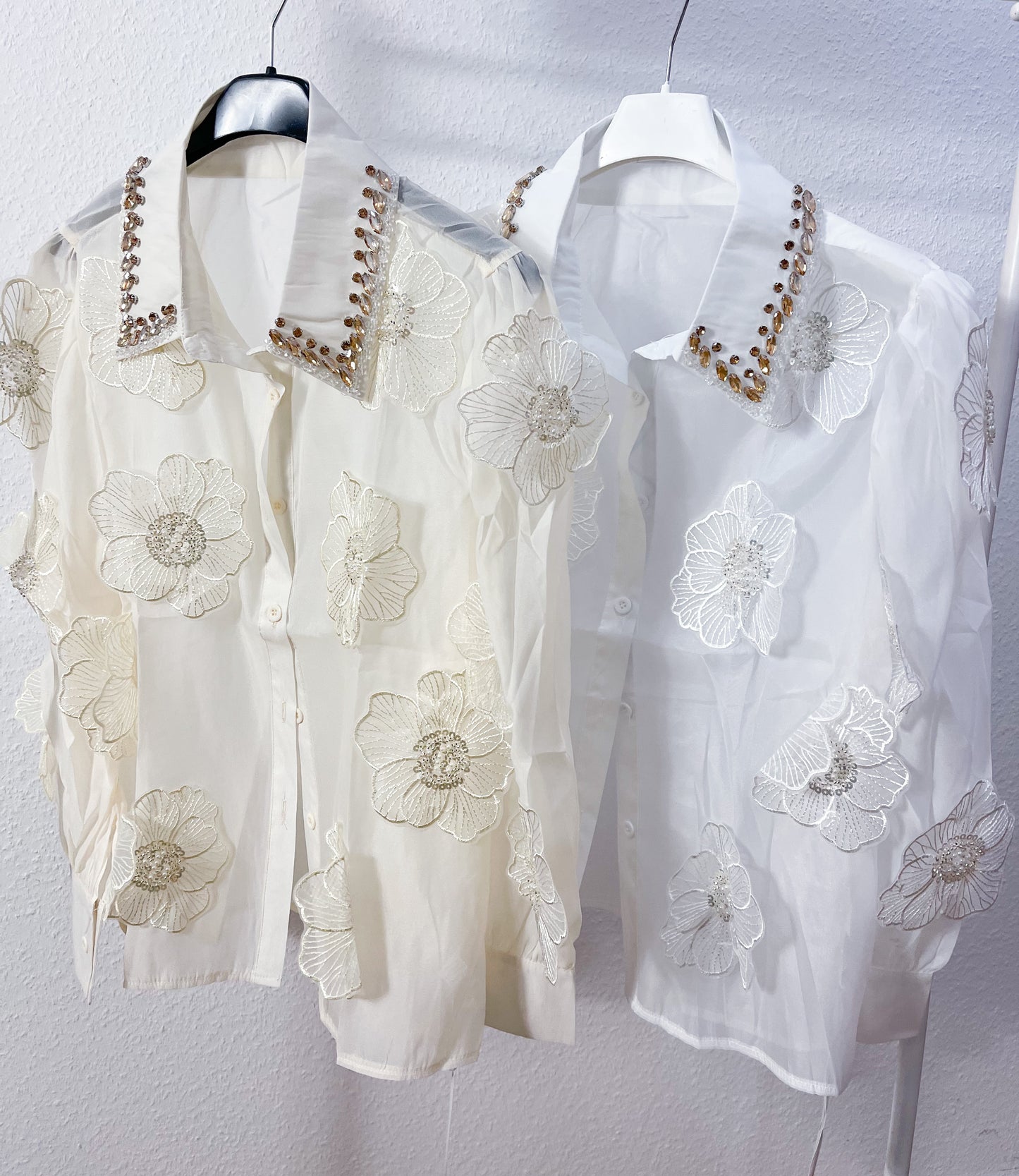 Bluse-Blume 2 Farben