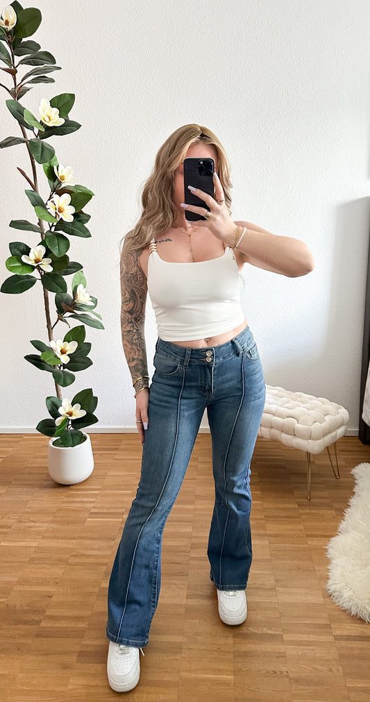Jeanshose Bestiny 2 Farben 97cm Länge
