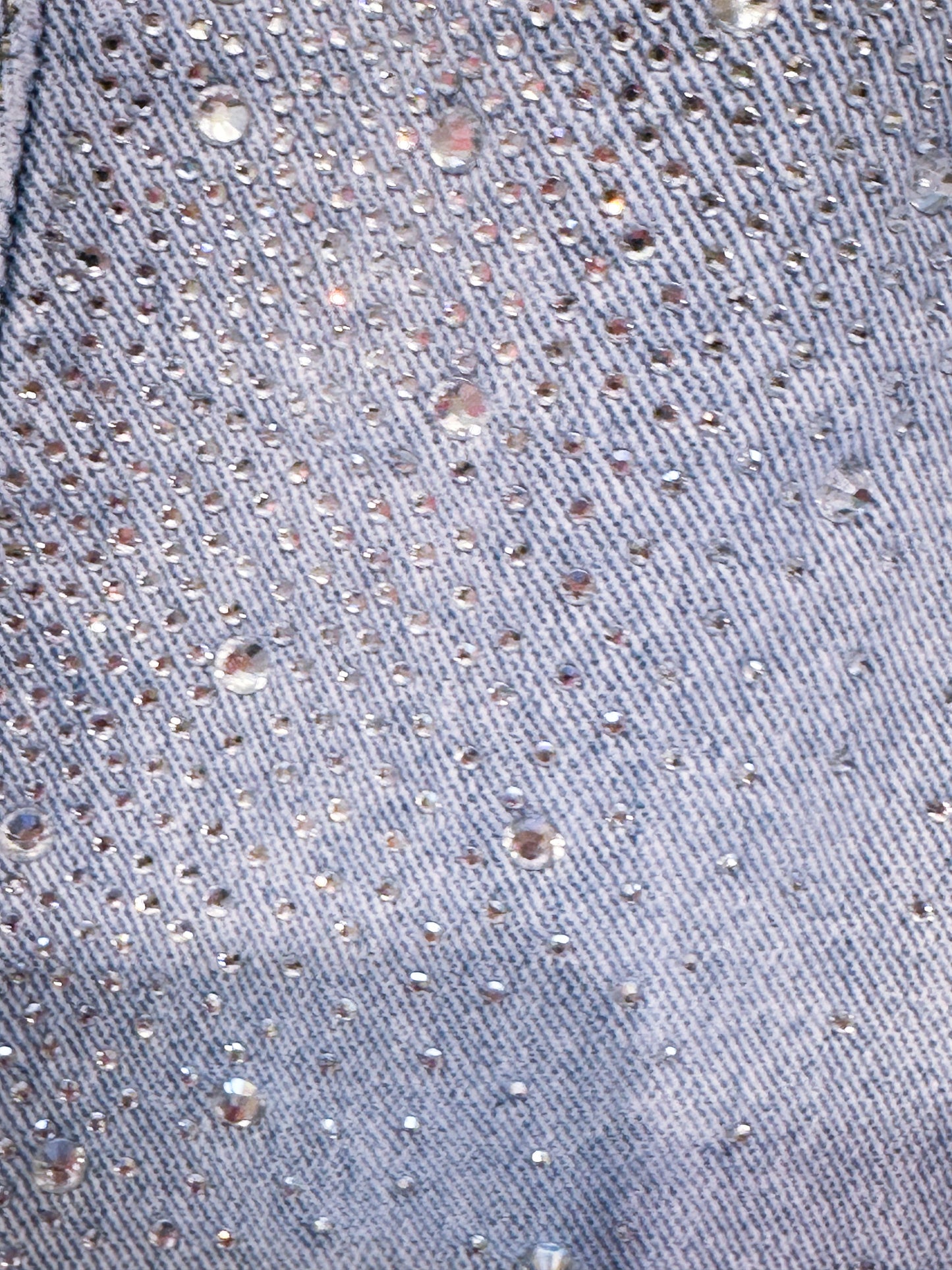 Jeansrock-Bling