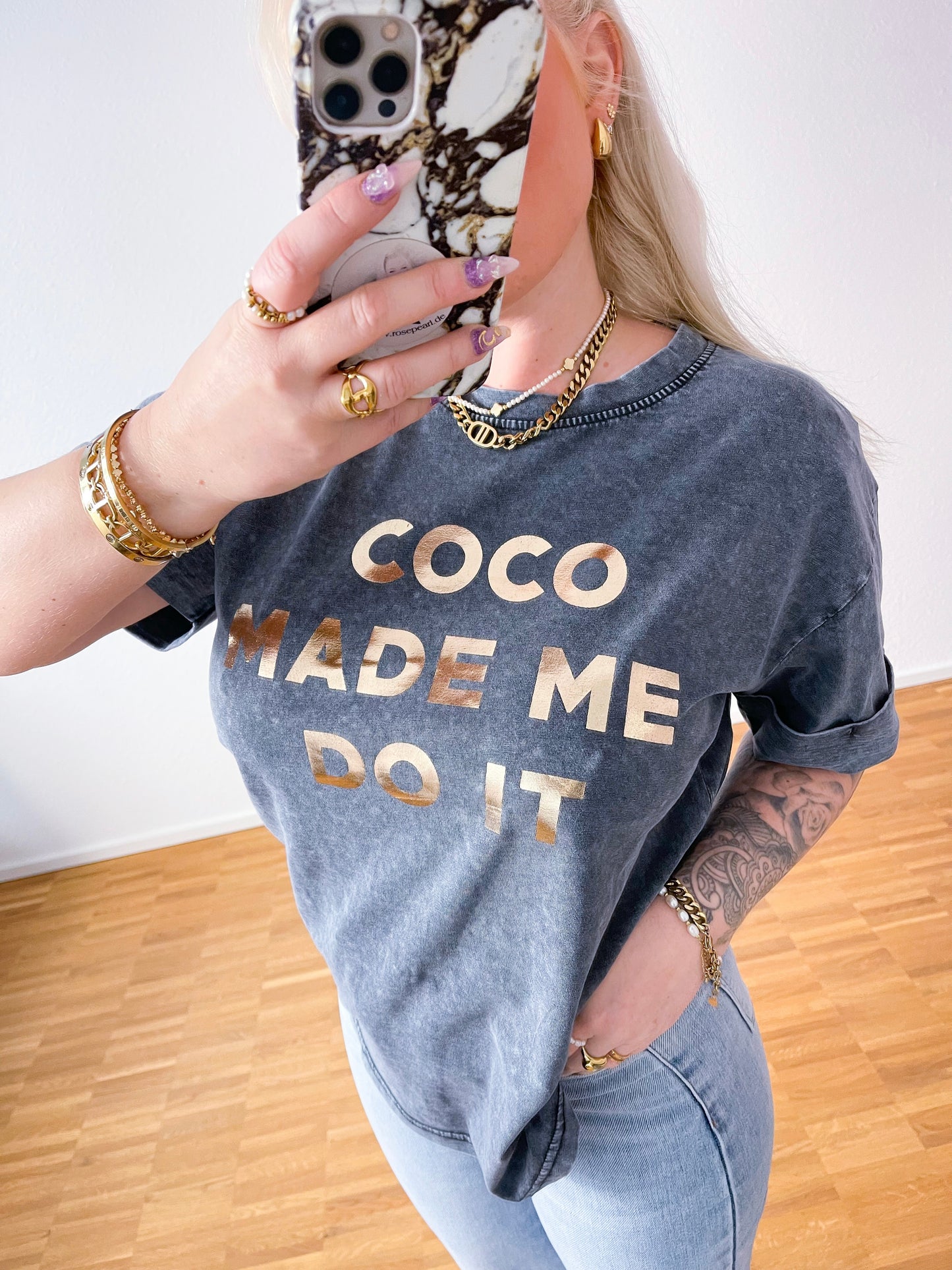 T-Shirt- COCO MADE ME DO IT