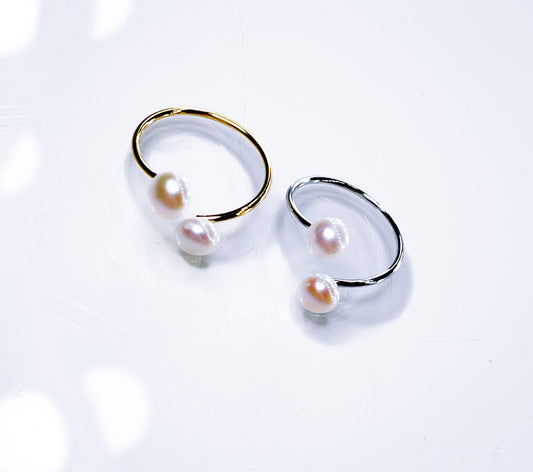 Ring-Feiny-Pearl S.Steel