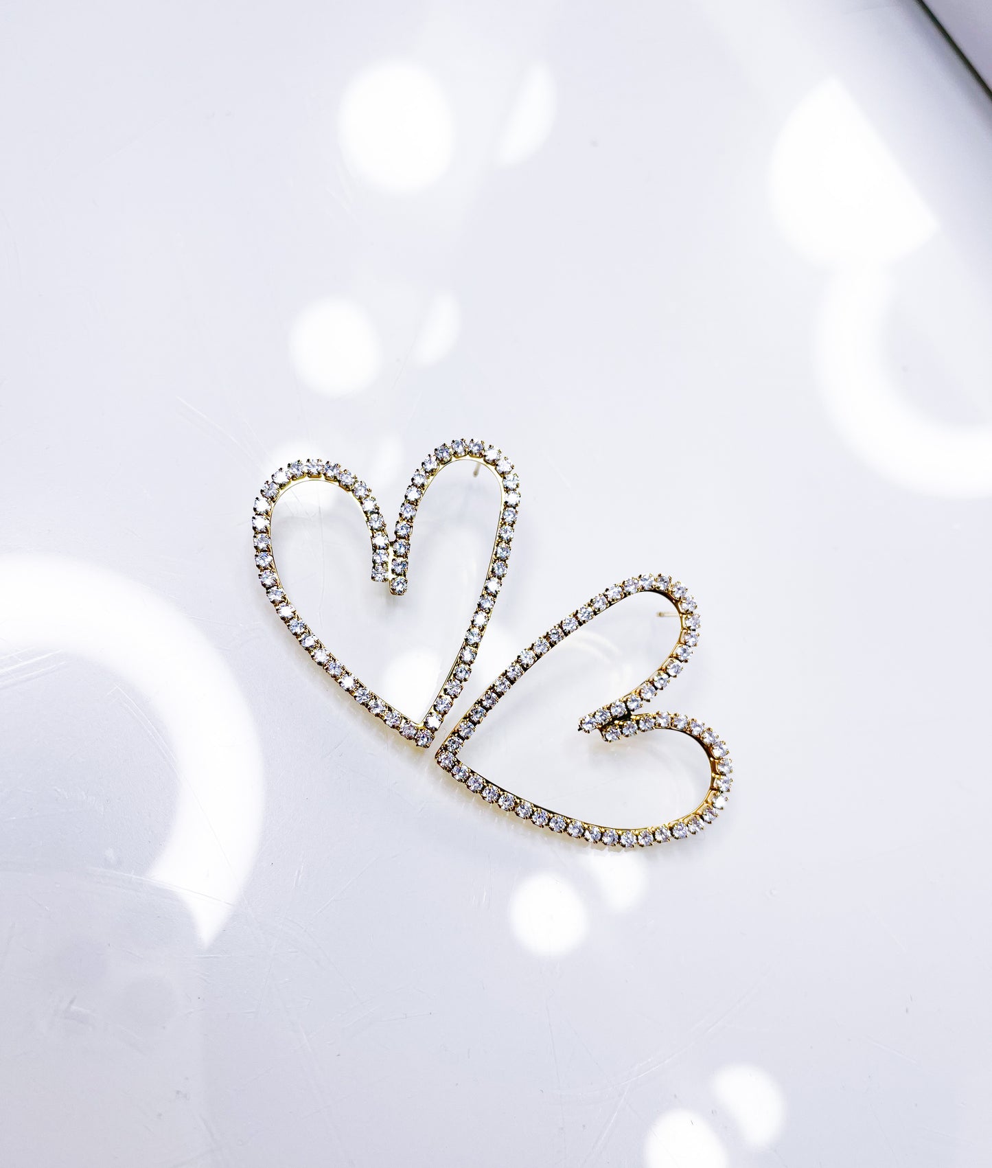 Ohrringe Herz Bling