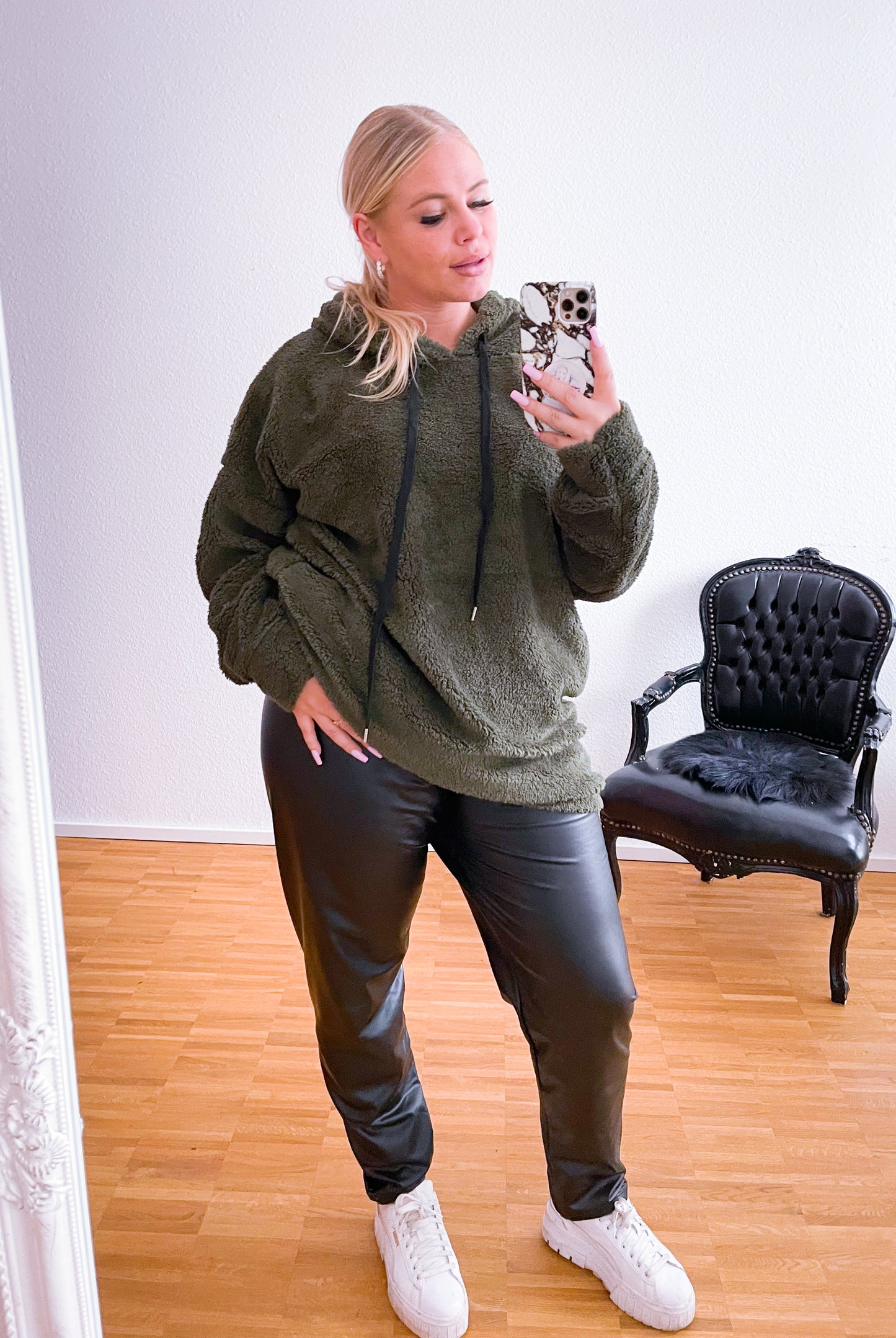 Lederleggings Thermo