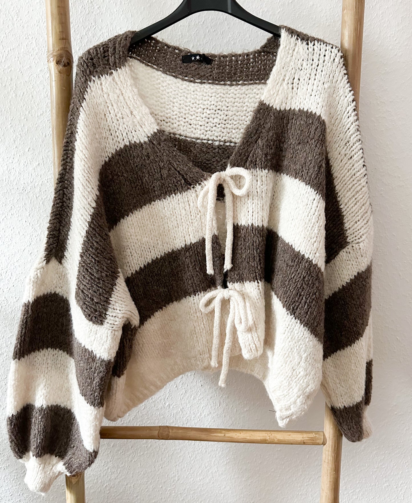 Strickpullover Streifi in 2 Farben super Woche und kuschelig