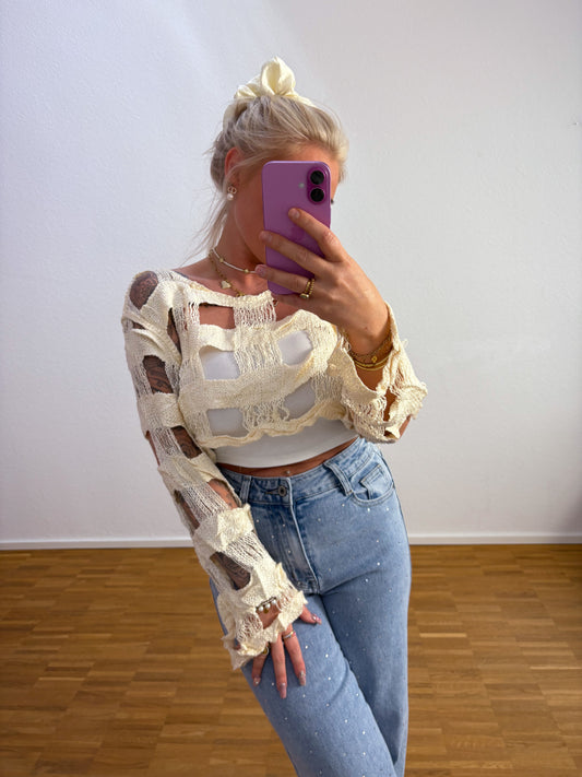 Häkeloberteil 2 Farben