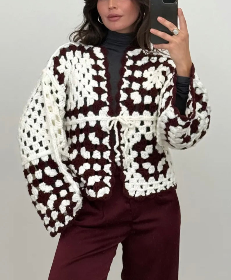 Strickjacke Pearl Handmade 3 Farben