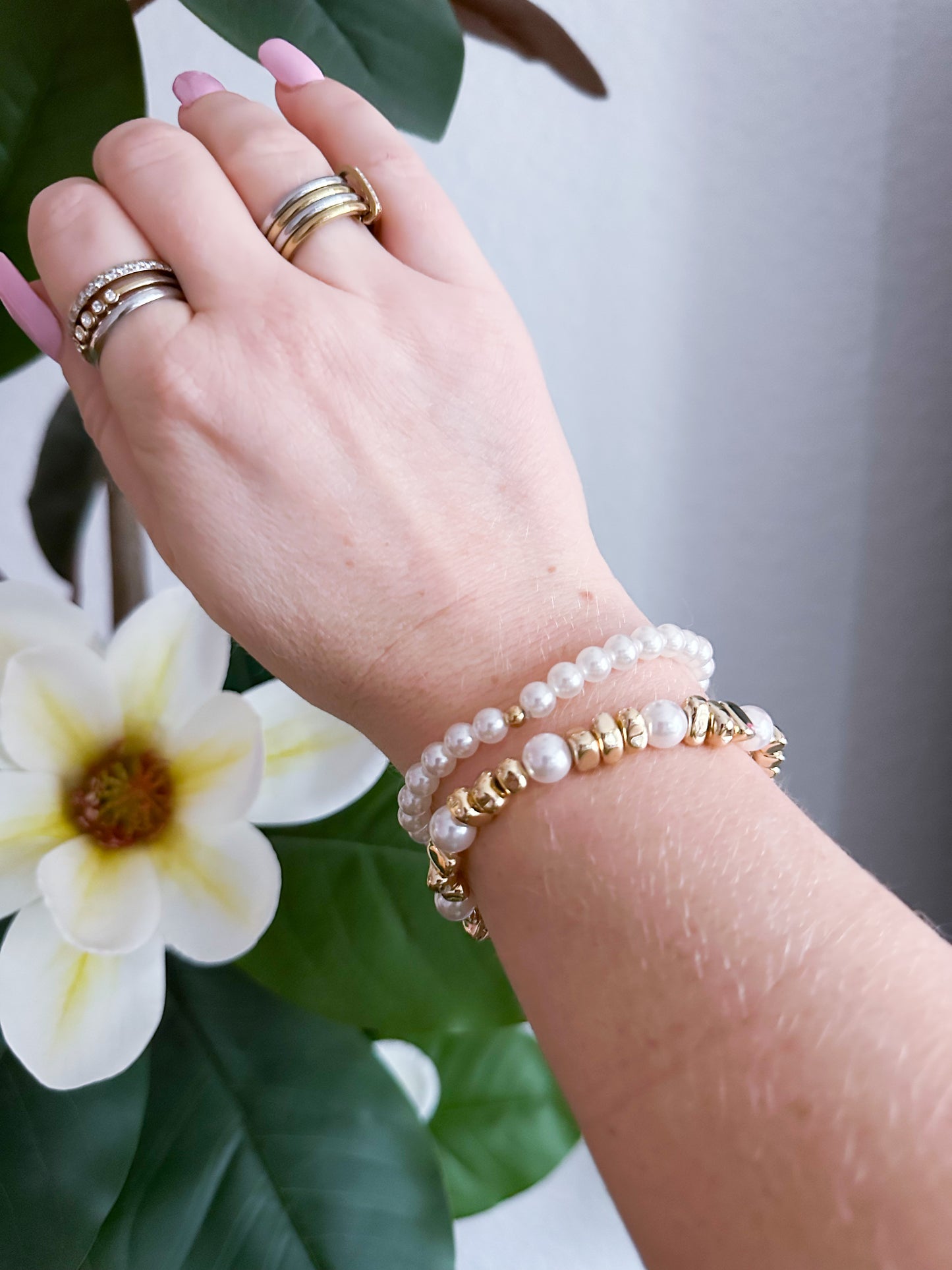 Armband Pearl Gold