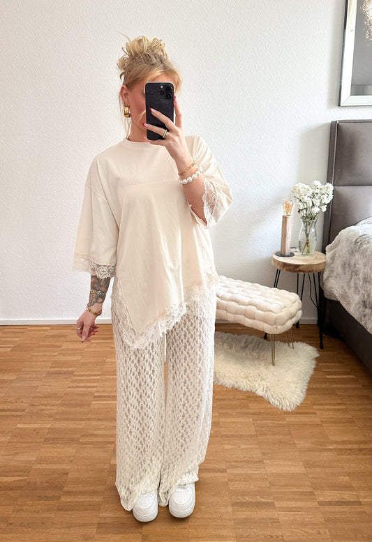 T-Shirt Spitze in 3 Farben