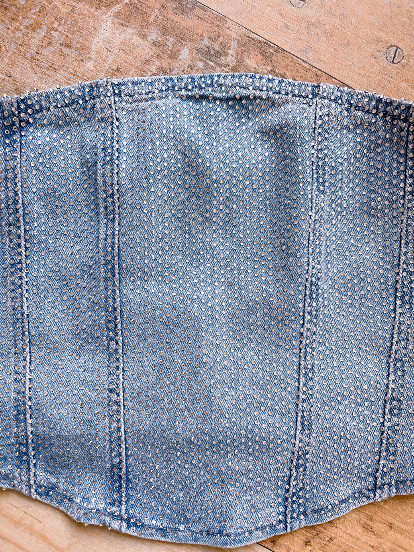 Jeans-Top-Bling