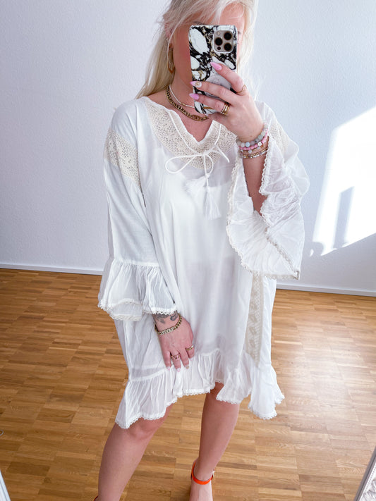 Kleid-Summer weiß