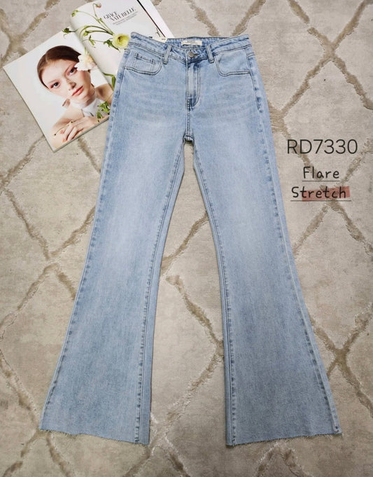 Jeanshose-Flare stretch