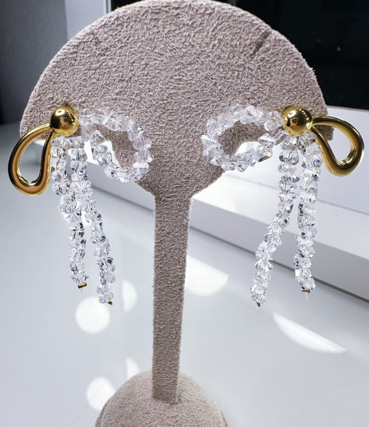 Ohrringe Schleife Crystal